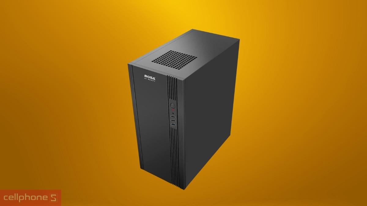 PC ROSA OFFICE AMD R5 5500GT với hệ thống cổng kết nối đa dạng