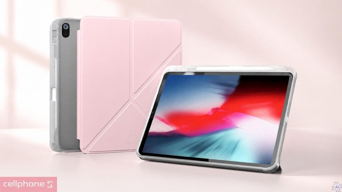 Khe cài bút bao da Apple iPad Air 11 (M2/M3/M4)/Air 5/Air 10.9/Pro 11 Wiwu Classic III