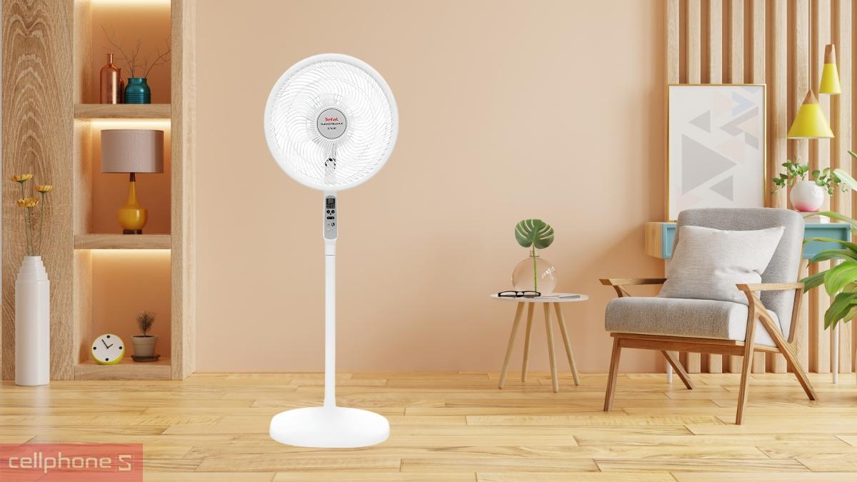 Động cơ Inverter mạnh mẽ trên quạt đứng TEFAL Turbo Silence Extreme VH699690