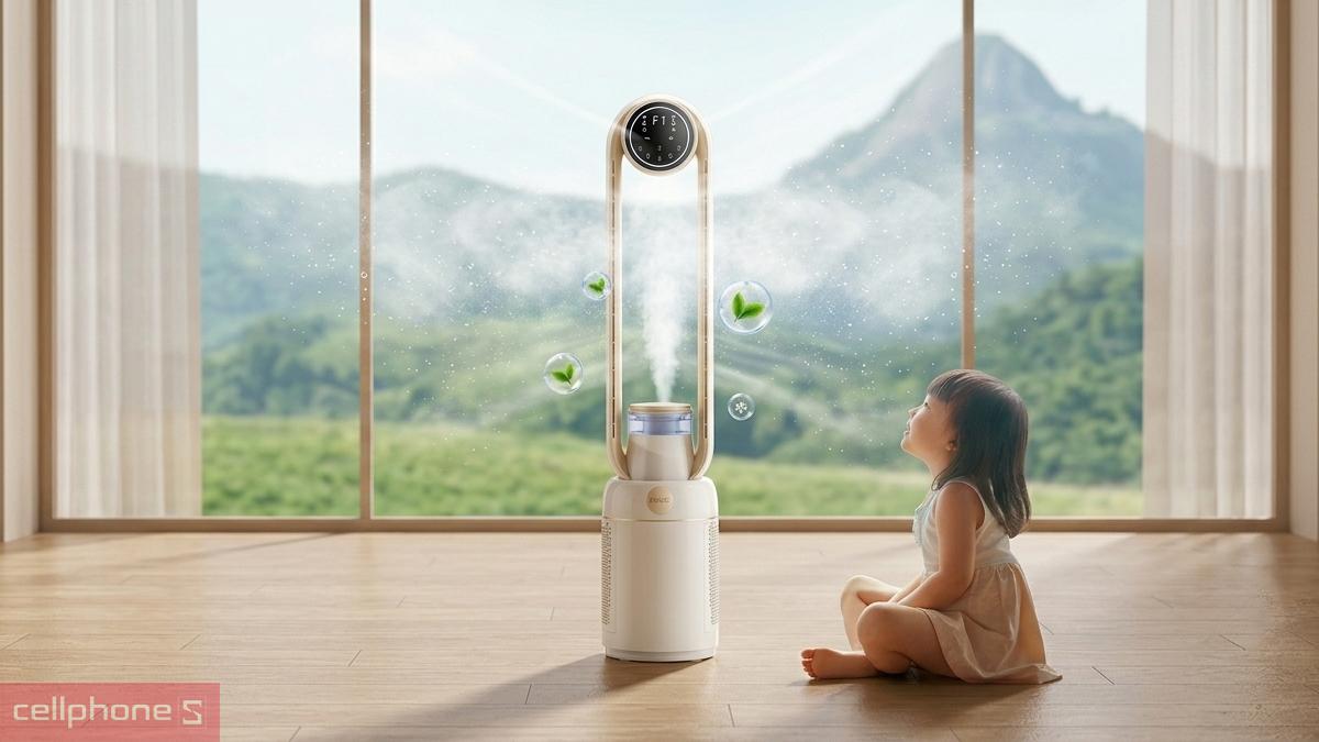 Quạt không cánh MAGIC Eco AC-307 vận hành êm ái