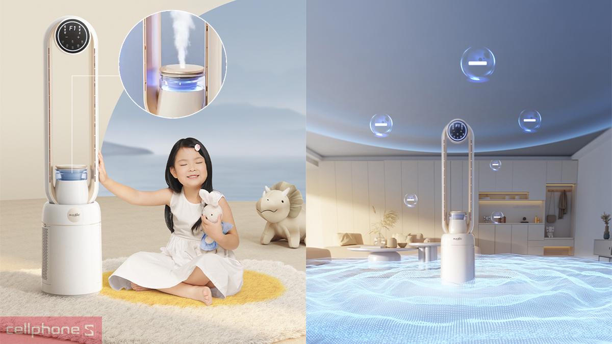 Công nghệ trên quạt không cánh MAGIC Eco AC-307