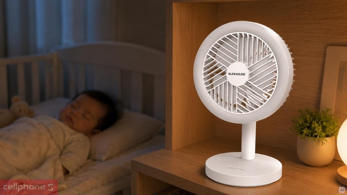 Ai nên mua quạt sạc mini SUNHOUSE SHD7114