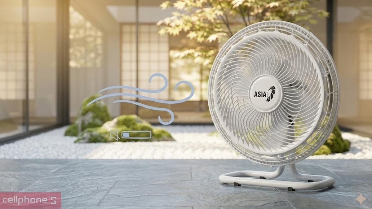 Thiết kế cánh quạt của quạt sàn Asiavina Turbo Plus - VY636792