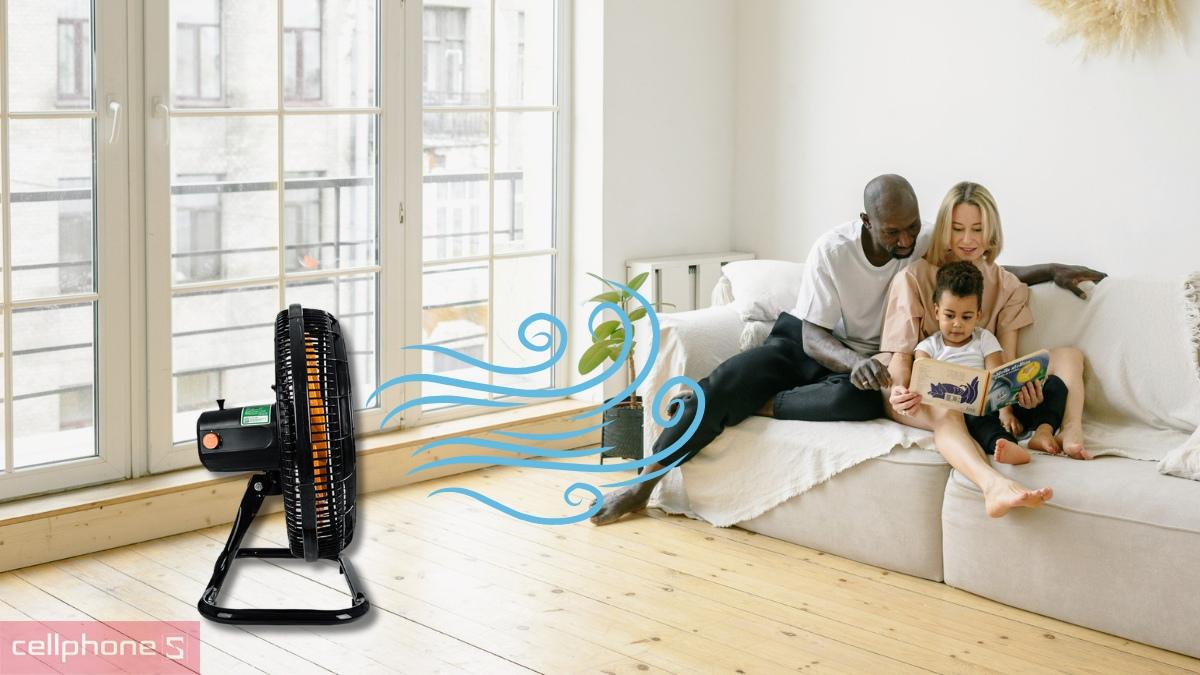 Khả năng vận hành của quạt sàn ASIAVINA Turbo Plus VY636892