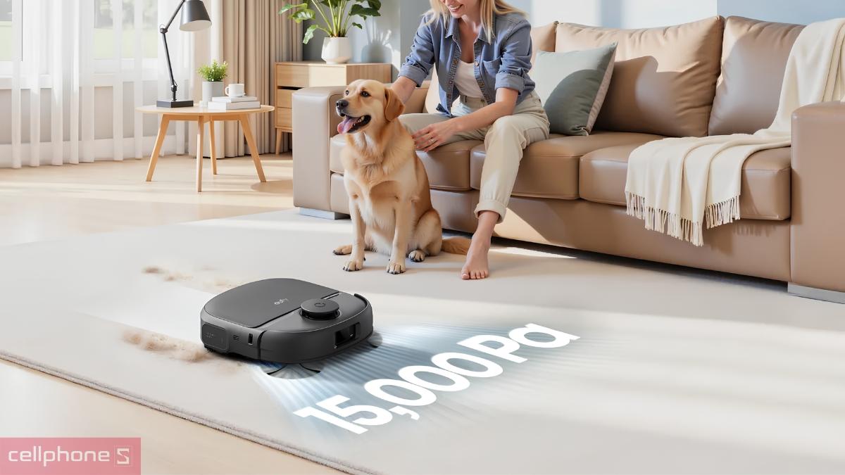 Eufy Robot Vacuum Omni C28 thích hợp cho các gia đình nuôi thú cưng