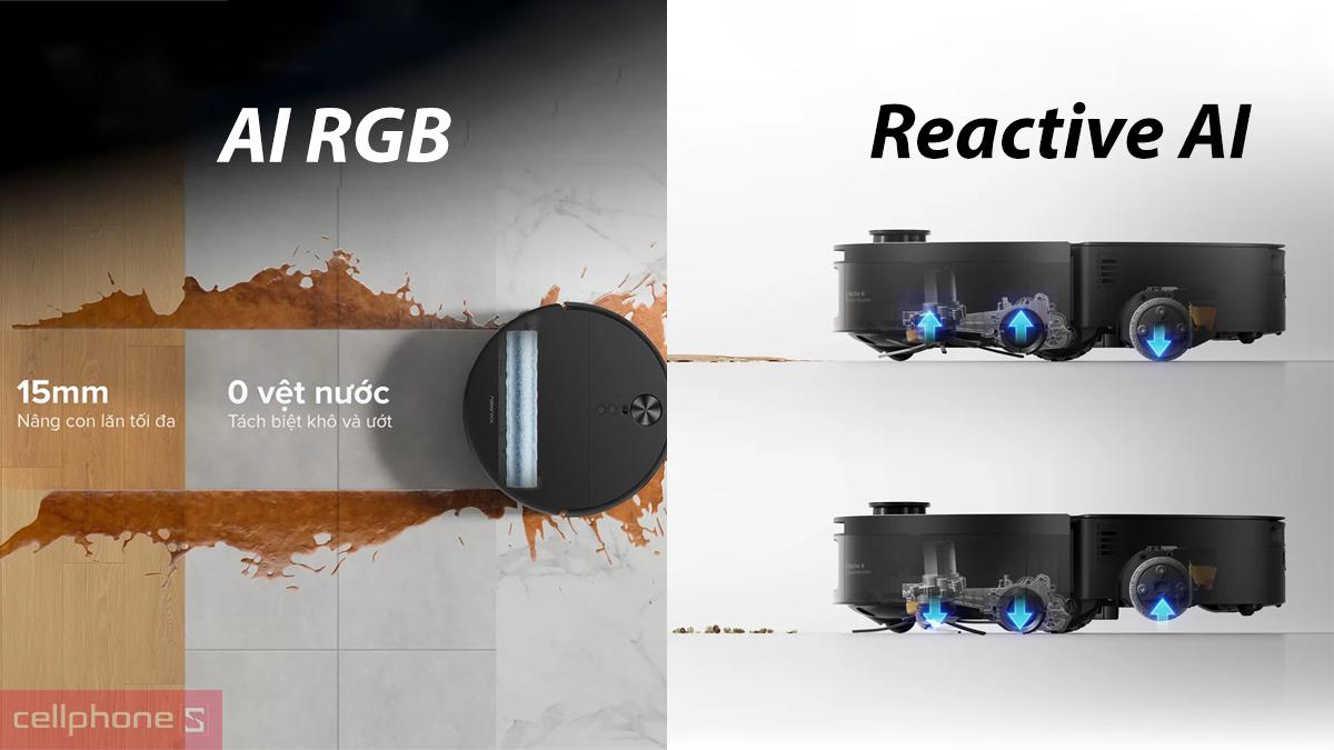 Công nghệ AI trên robot hút bụi lau nhà Roborock Saros 20 Flow