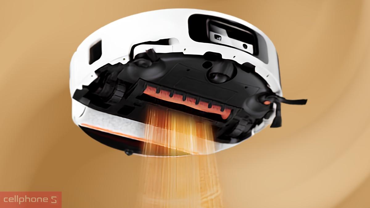 Robot hút bụi Xiaomi Vacuum 6 sử dụng lực hút 30.000Pa hỗ trợ làm sạch bụi và lông thú