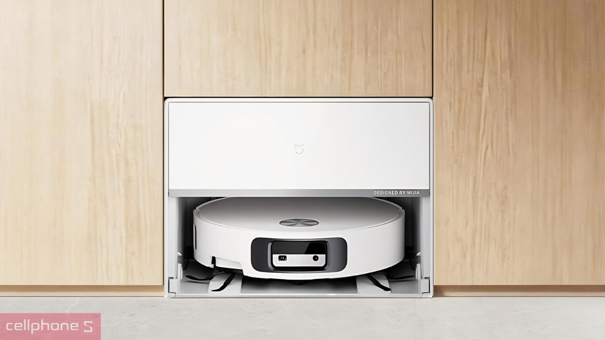 Robot hút bụi Xiaomi Vacuum 6 thiết kế siêu mỏng 90mm màu trắng