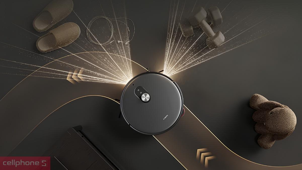 Robot hút bụi Xiaomi Vacuum 6 Max tích hợp AI nhận diện vật cản thông minh