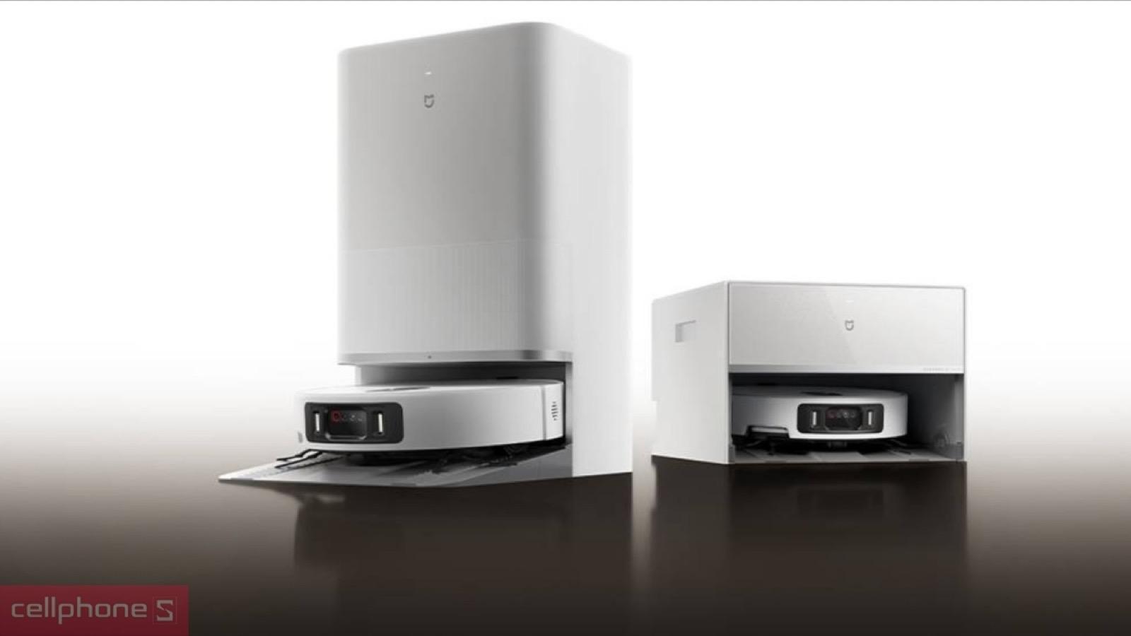 Robot hút bụi Vacuum 6 Pro với trạm sạc âm tủ kết nối thiết bị Xiaomi