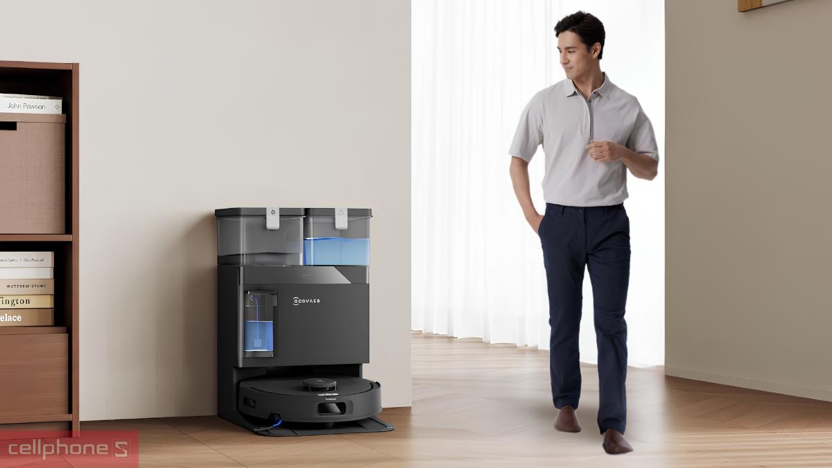 Robot hút bụi thông minh Ecovacs T30C Gen2 trang bị công nghệ TruEdge 2.0 và trạm OMNI tự động giặt giẻ nước nóng