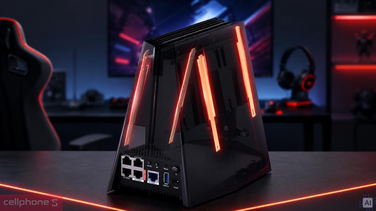 Phạm vi phủ sóng rộng của Router Wifi 7 BE9300 TP-Link Archer Gaming GE550 Ba Băng Tần