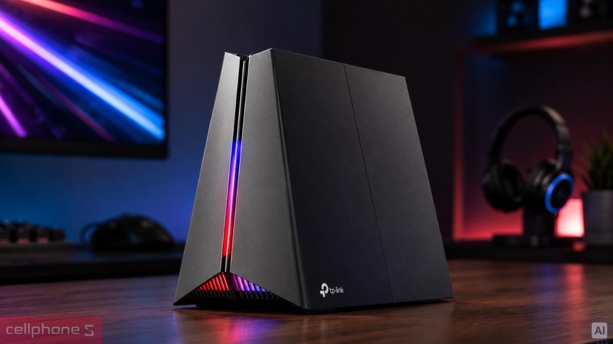 Tốc độ không dây cao trên Router Wifi 7 BE9300 TP-Link Archer Gaming GE550 Ba Băng Tần