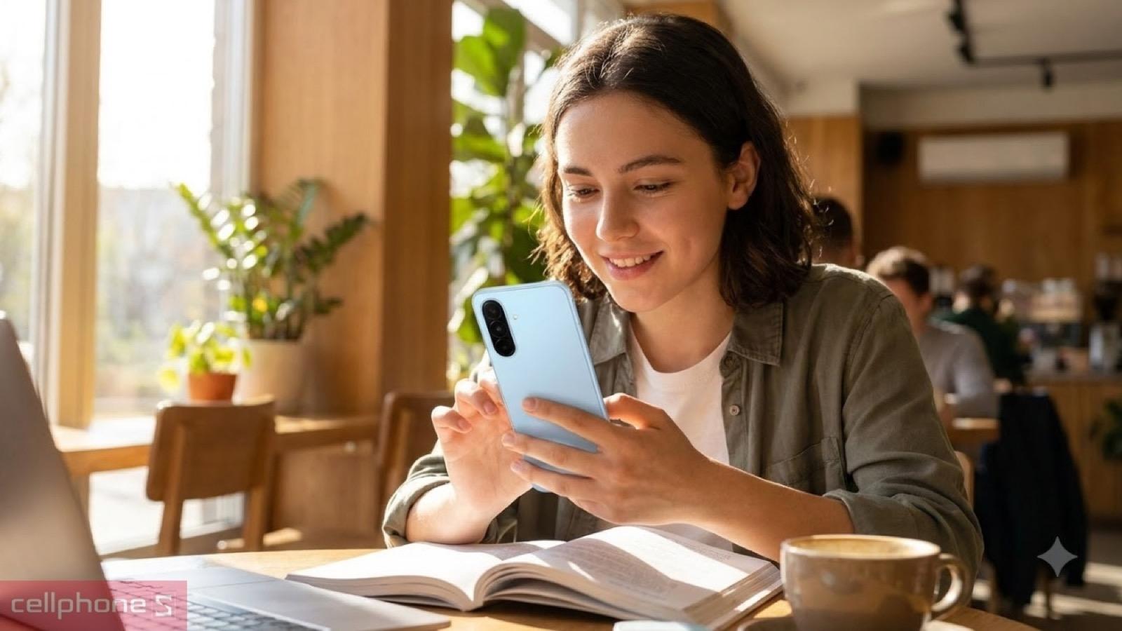 Samsung Galaxy A18 màn hình lớn pin bền phù hợp học sinh sinh viên