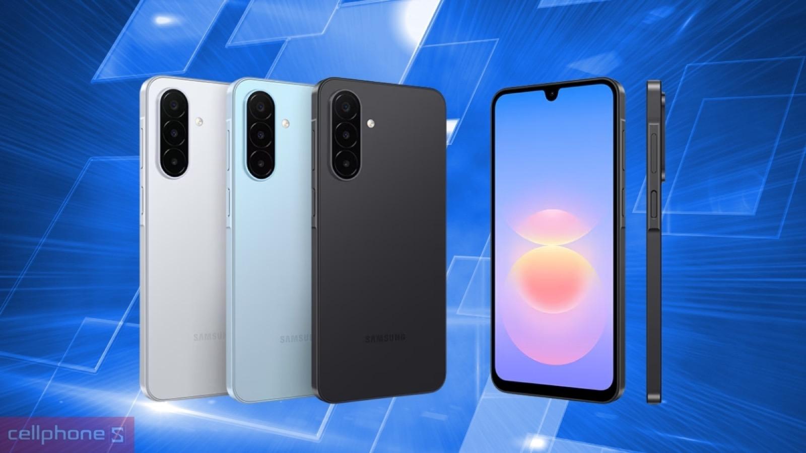 Samsung Galaxy A18 ba màu nổi bật cùng cụm ba camera sau