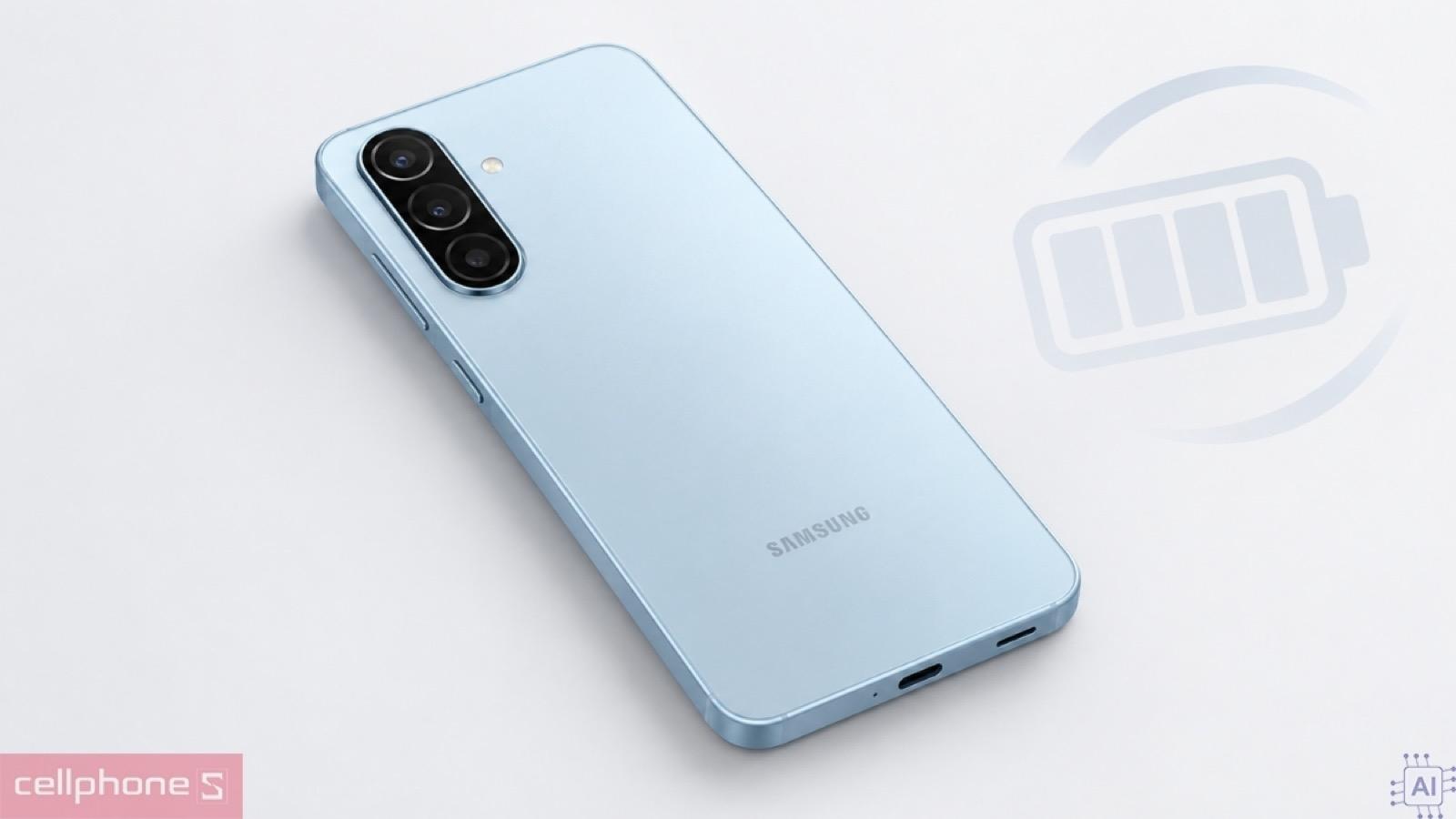 Samsung Galaxy A18 pin 5.000 mAh sạc nhanh 25 W dùng bền cả ngày