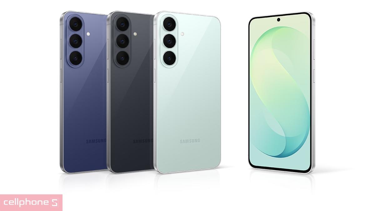 Samsung Galaxy S26 FE với ba tùy chọn màu sắc chính thức