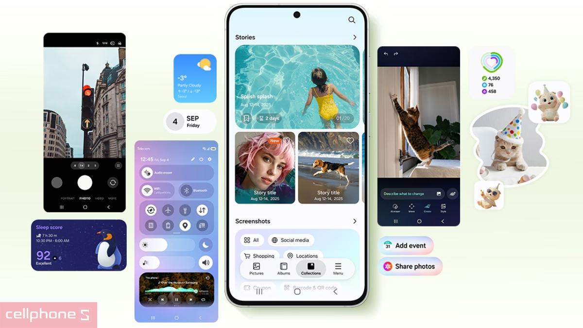 Các tính năng Galaxy AI thông minh trên Samsung Galaxy S26 FE