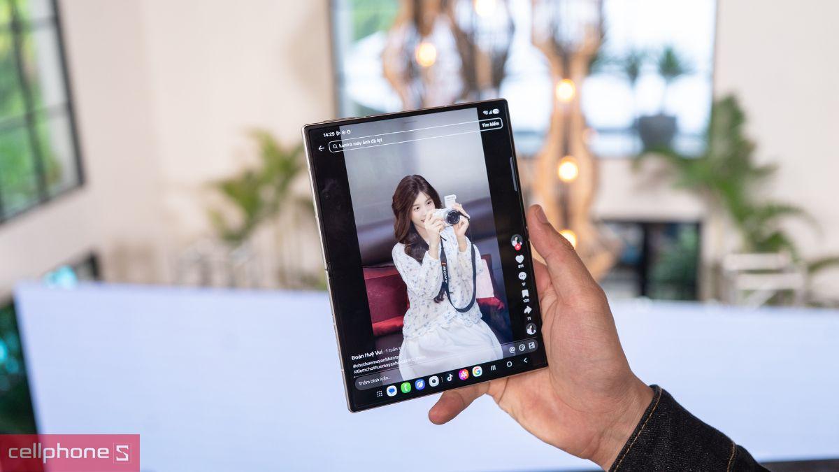 Trải nghiệm Samsung Galaxy Z Fold8 với màn hình lớn và hiệu năng ổn định