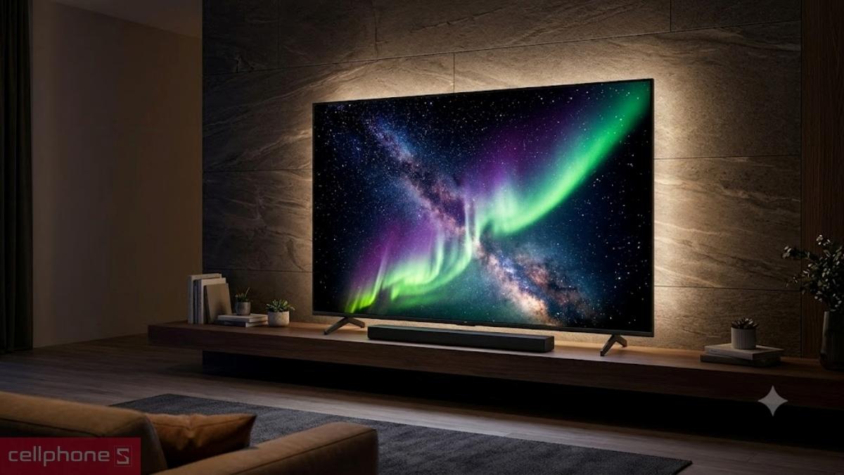 Smart tivi Samsung Mini-Led 4K 50 inch 2026 (50M1EH) công nghệ Mini LED kết hợp khả năng kiểm soát vùng sáng tối chính xác, mang đến hình ảnh có chiều sâu và chi tiết rõ ràng hơn.