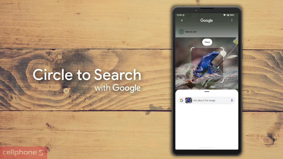Tính năng Circle to Search trên Điện thoại Sony Xperia 1 VIII