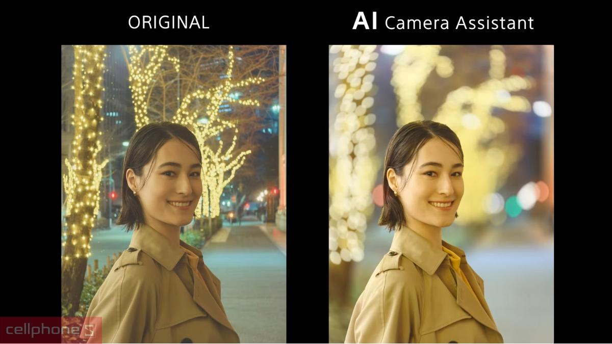 Trợ lý camera AI phân tích bối cảnh trên Điện thoại Sony Xperia 1 VIII