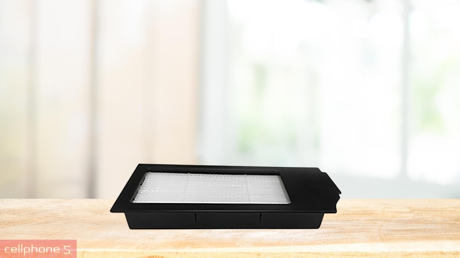 Kích thước 128x52mm nhỏ gọn, dễ tháo lắp của Bộ lọc bụi cho Ecovacs X1 OMNI(WHITE)/ T10/ T10 PLUS/ T10 TURBO/ T10 OMNI