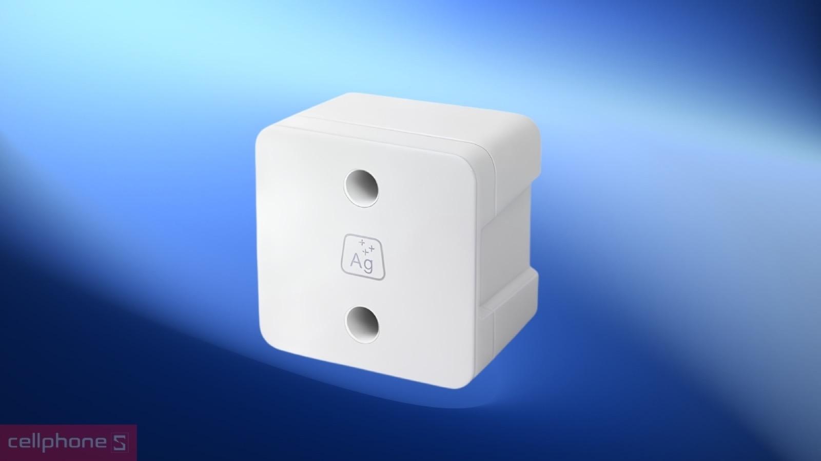 Thao tác lắp mô-đun vào bình nước sạch của Mô-đun khử trùng Ion bạc Ecovacs X1 Omni/X1 Turbo/ T10 Omni/ T10 Turbo/ T20 Omni