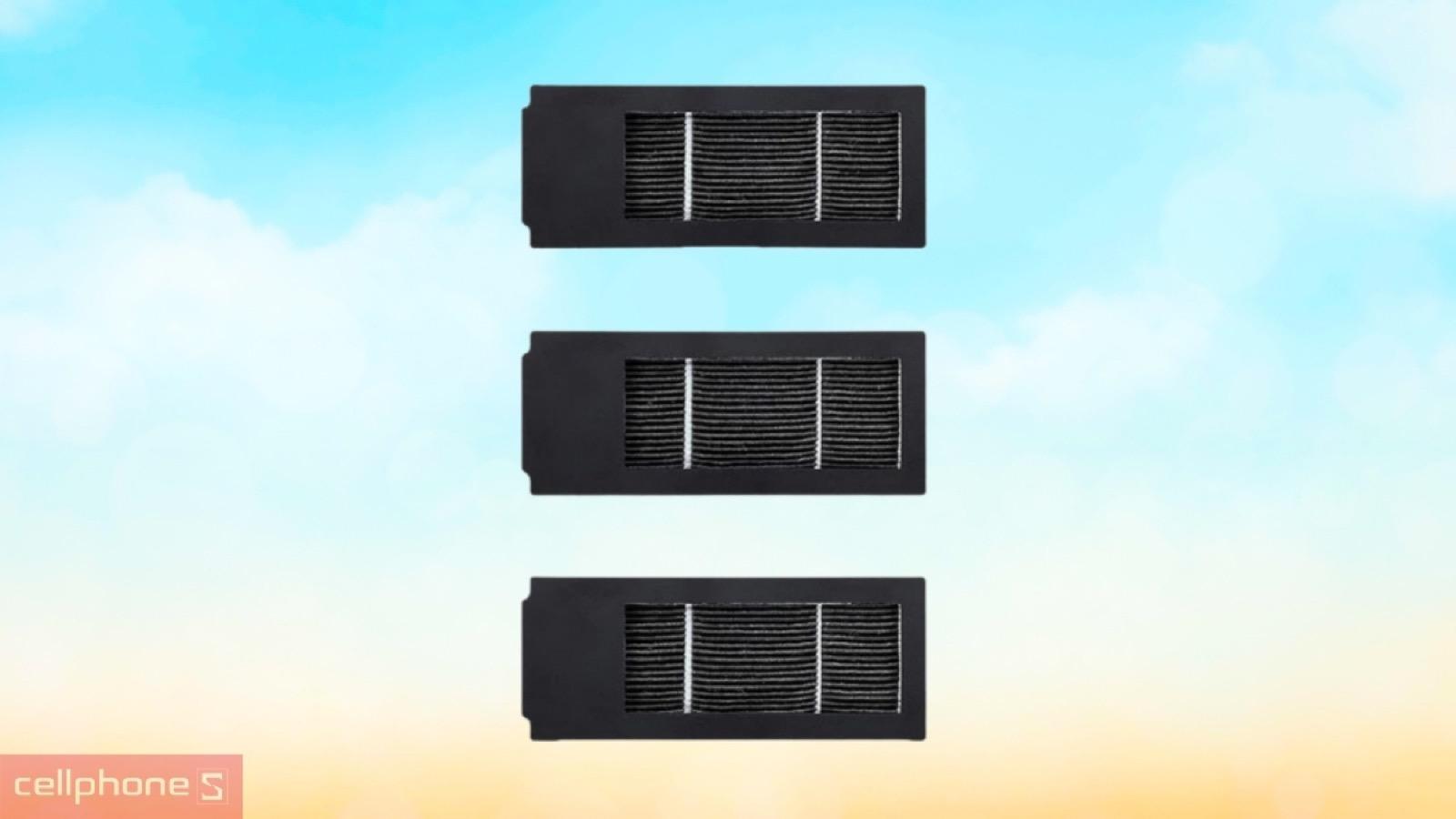 Thiết kế tháo lắp nhanh gọn của Bộ lọc HEPA cho máy hút bụi cầm tay tích hợp Ecovacs X2 Combo/T30S Combo