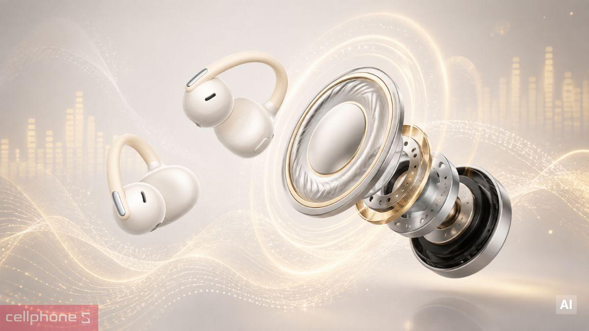 Driver 11 mm và SuperBass 2.0 cho âm thanh chi tiết, rõ lực