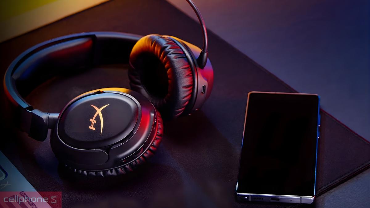 Tai nghe HyperX Cloud Flight 2 Wireless sở hữu màng loa 50mm cho âm thanh sống động