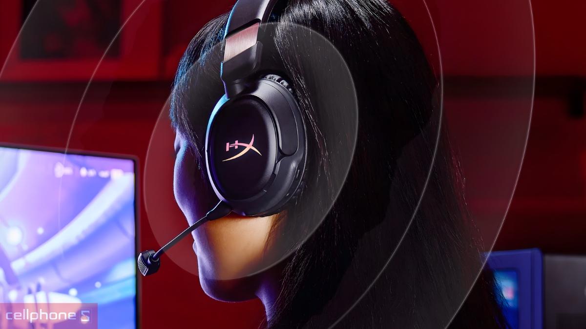 Tai nghe HyperX Cloud Flight 2 Wireless hỗ trợ kết nối 2.4GHz và Instant Pair ổn định
