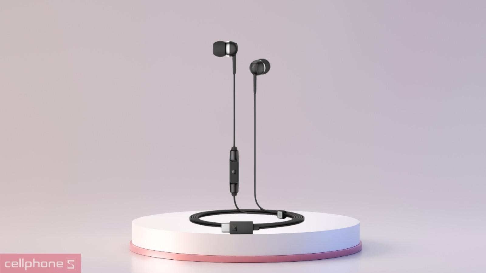 Kết nối Type-C ổn định, tương thích rộng trên Tai nghe có dây Sennheiser Type-C CX 80U