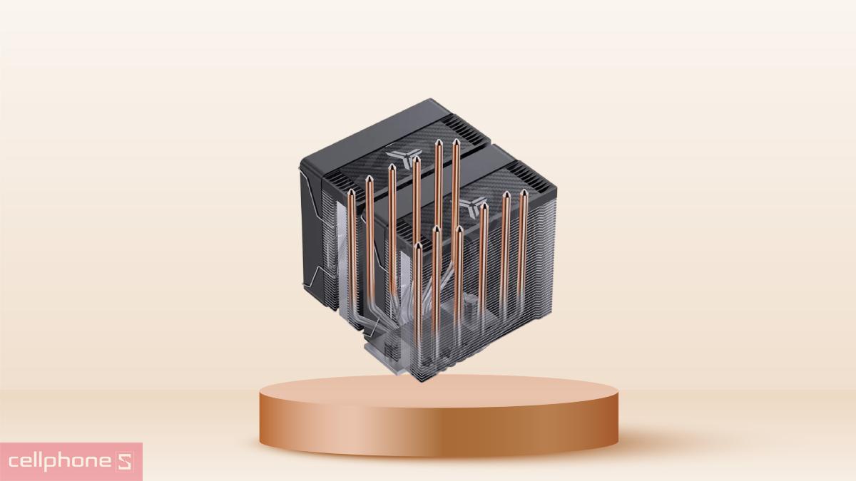Thiết kế tản nhiệt khí CPU JONSBO CR-3000E ARGB