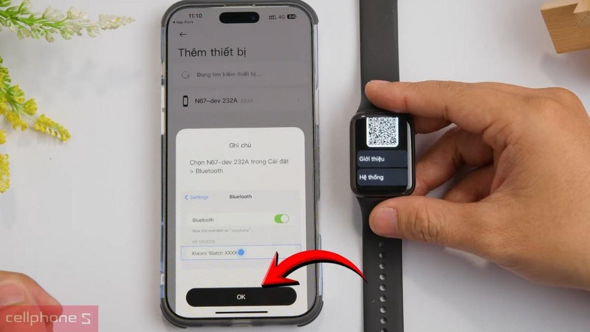 Thiết lập Bluetooth trên điện thoại iOS để kết nối với Xiaomi Mi Band 11