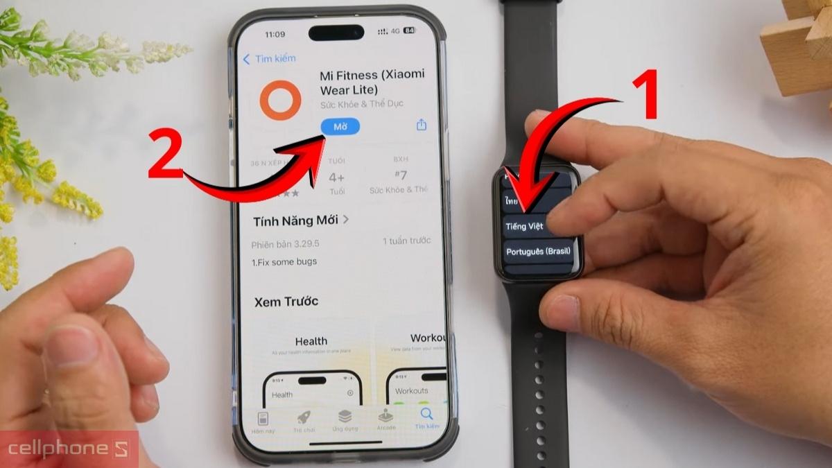 Hướng dẫn tải ứng dụng Mi Fitness để kết nối Xiaomi Mi Band 11 với điện thoại