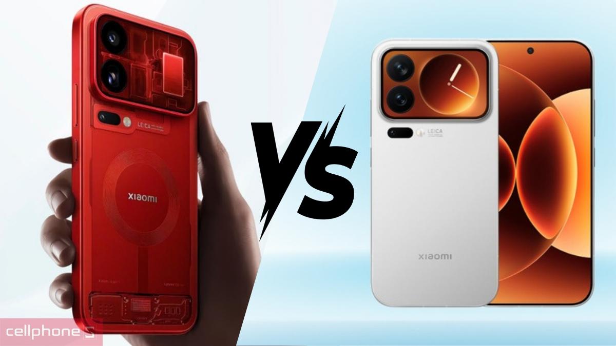 So sánh điện thoại Xiaomi 18 Pro Max 12GB 512GB với Xiaomi 17 Pro Max