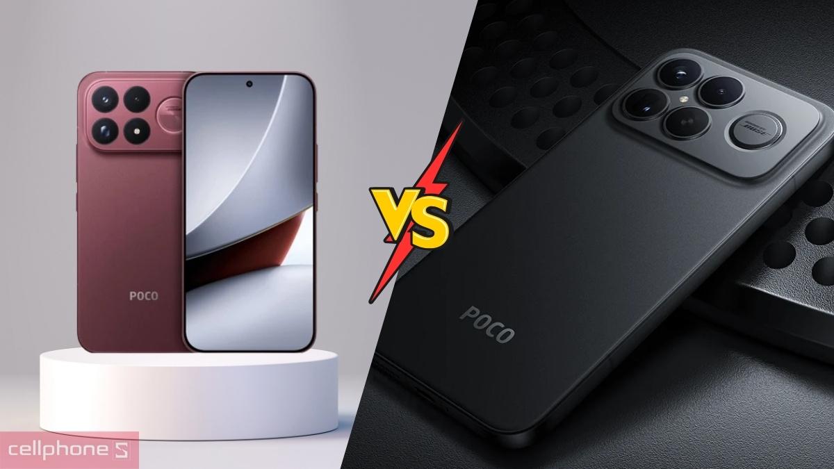 So sánh điện thoại Xiaomi Poco F9 Ultra 16GB 1TB với điện thoại Xiaomi Poco F8 Ultra 16GB 512GB