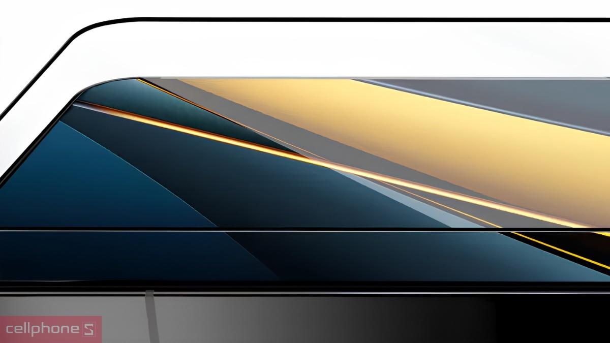 Bề mặt của dán kính cường lực màn hình Samsung Galaxy A07A06Xiaomi POCO M6 5G Zeelot Full viền đen cao cấp