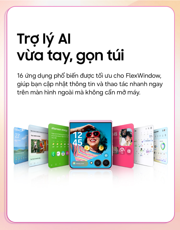 Điện thoại Samsung Z Flip 8 siêu mỏng, thời thượng Mobile