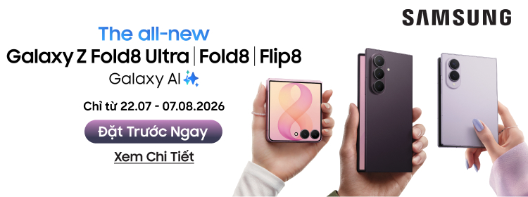 Đặt trước Samsung Galaxy Z Fold 8 Ultra tại CellphoneS từ 22/07/2026