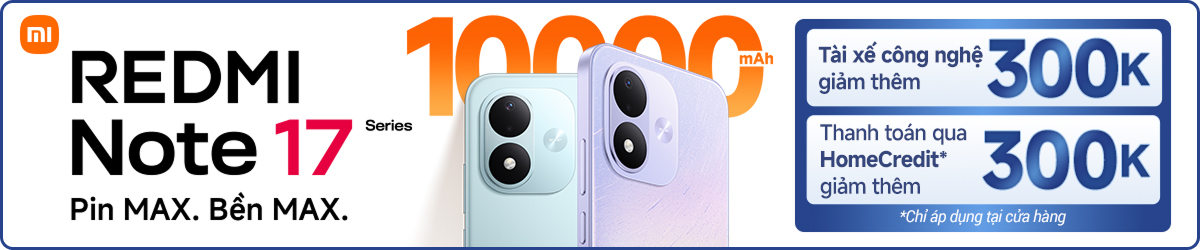 Ưu đãi khi mua Xiaomi Redmi Note 17 Pro 5G Desktop